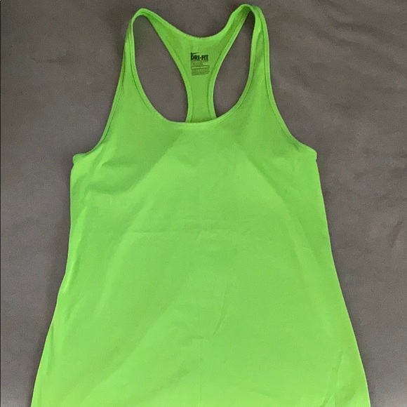 Nike Dri-Fit Green Workout Tank Top - Picture 1 of 1